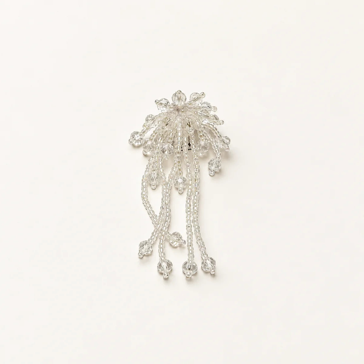 Clear Crystal Tassel Bow