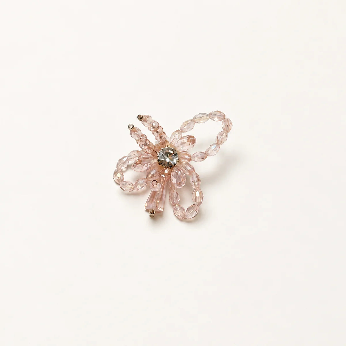 Blush beaded flower