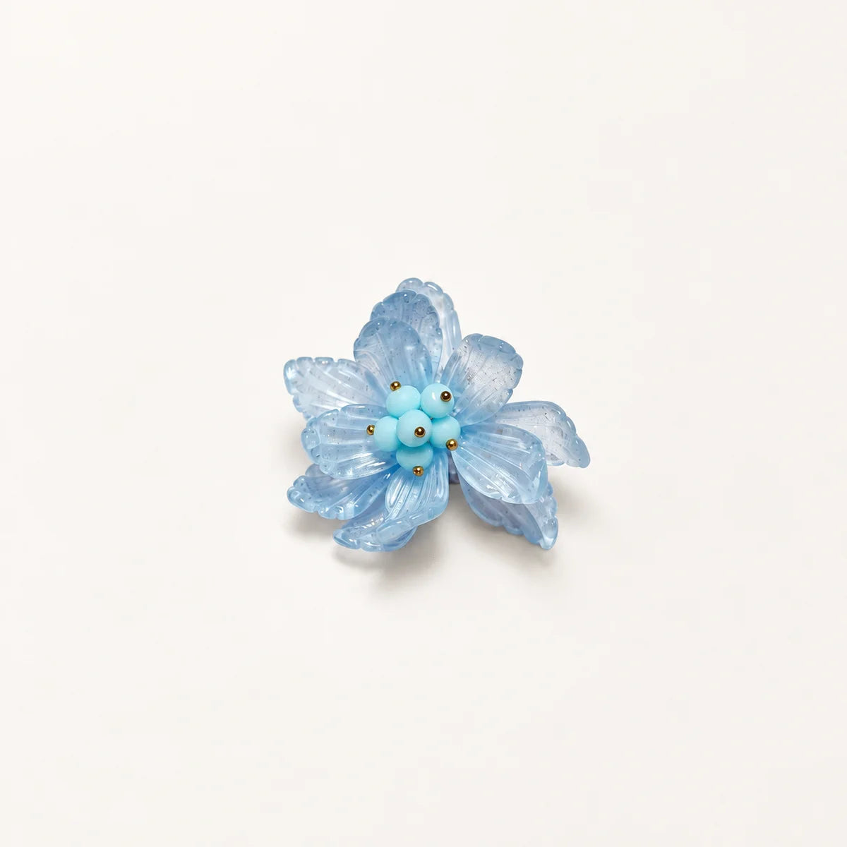 Blue flower charm