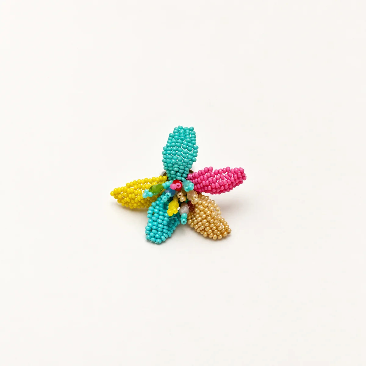 Multicolor flower charm